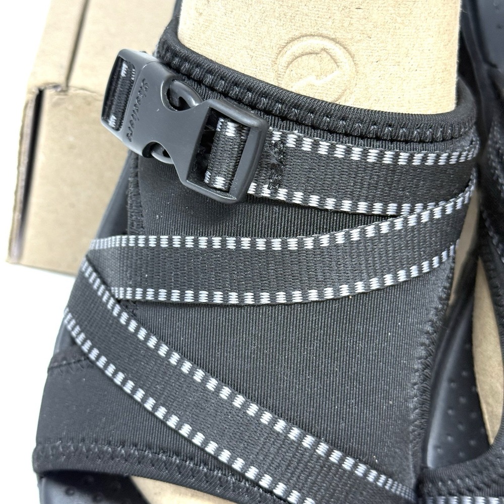 Skechers‎ Outdoor Lifestyle Women's Perfect Planning Slide Reggae Black Size 8 - Picture 2 of 9